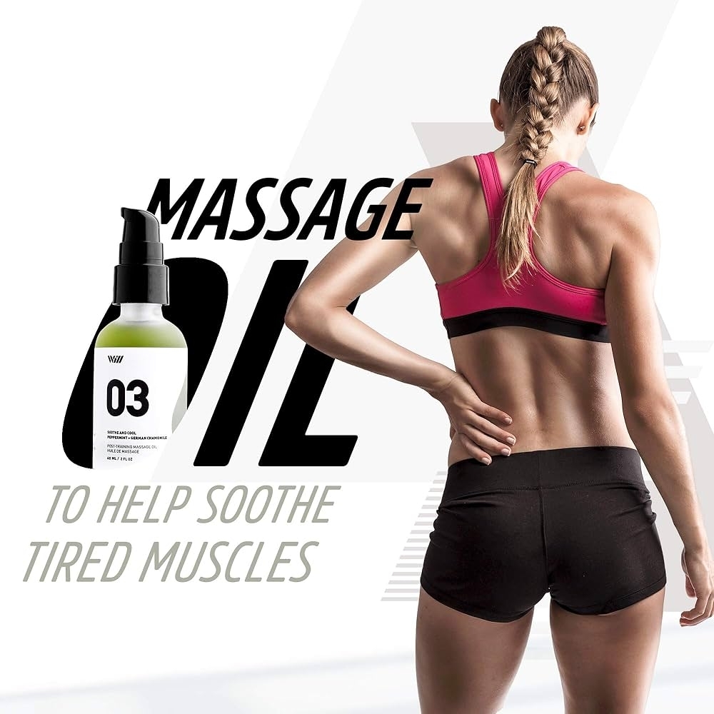 NIB Way Of Will Massage Oil For Muscles